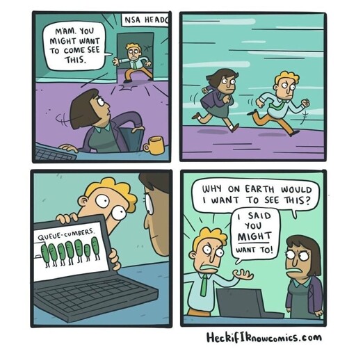 Meanwhile at the NSA headquaters...